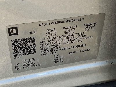 2020 Chevrolet Traverse LT Cloth