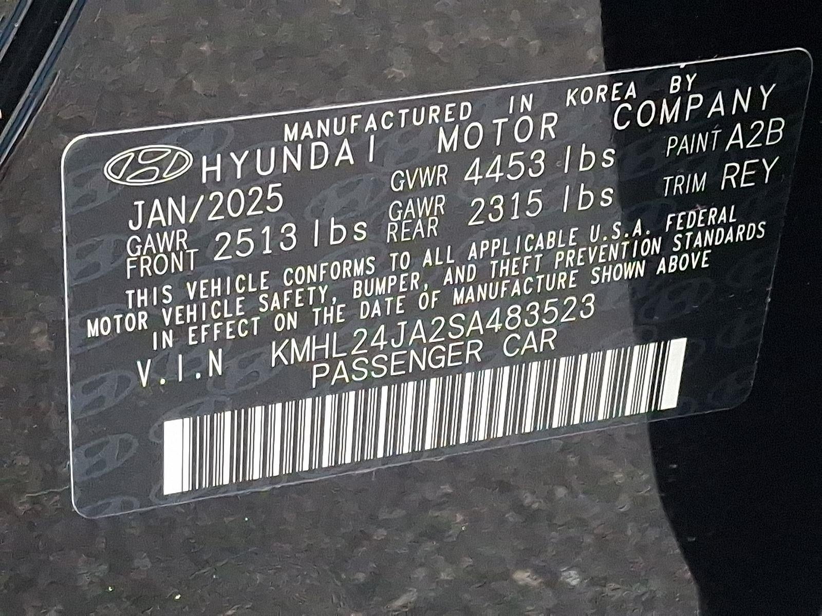 2025 Hyundai SONATA SE