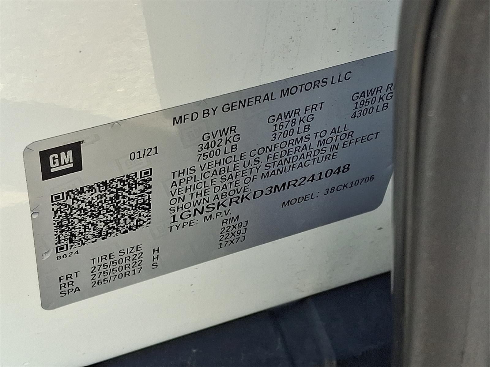 2021 Chevrolet Tahoe RST