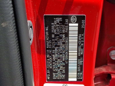 2025 Toyota Camry XSE