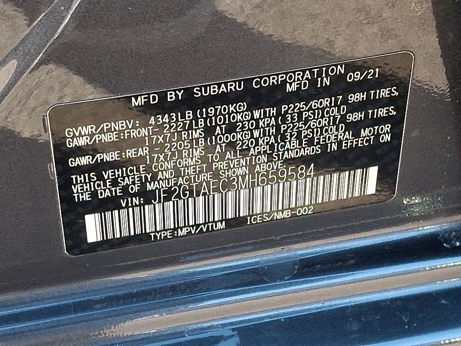 2021 Subaru Crosstrek Premium