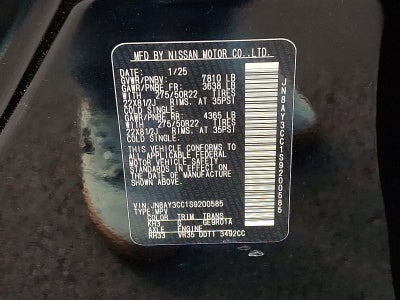 2025 Nissan Armada Platinum Reserve