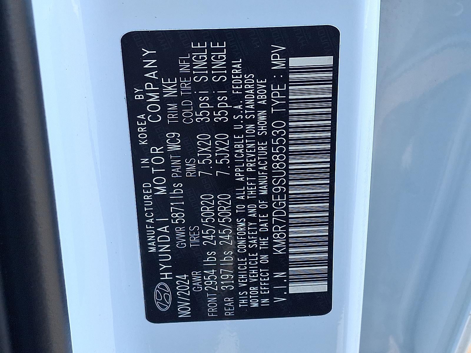 2025 Hyundai PALISADE Calligraphy Night Edition