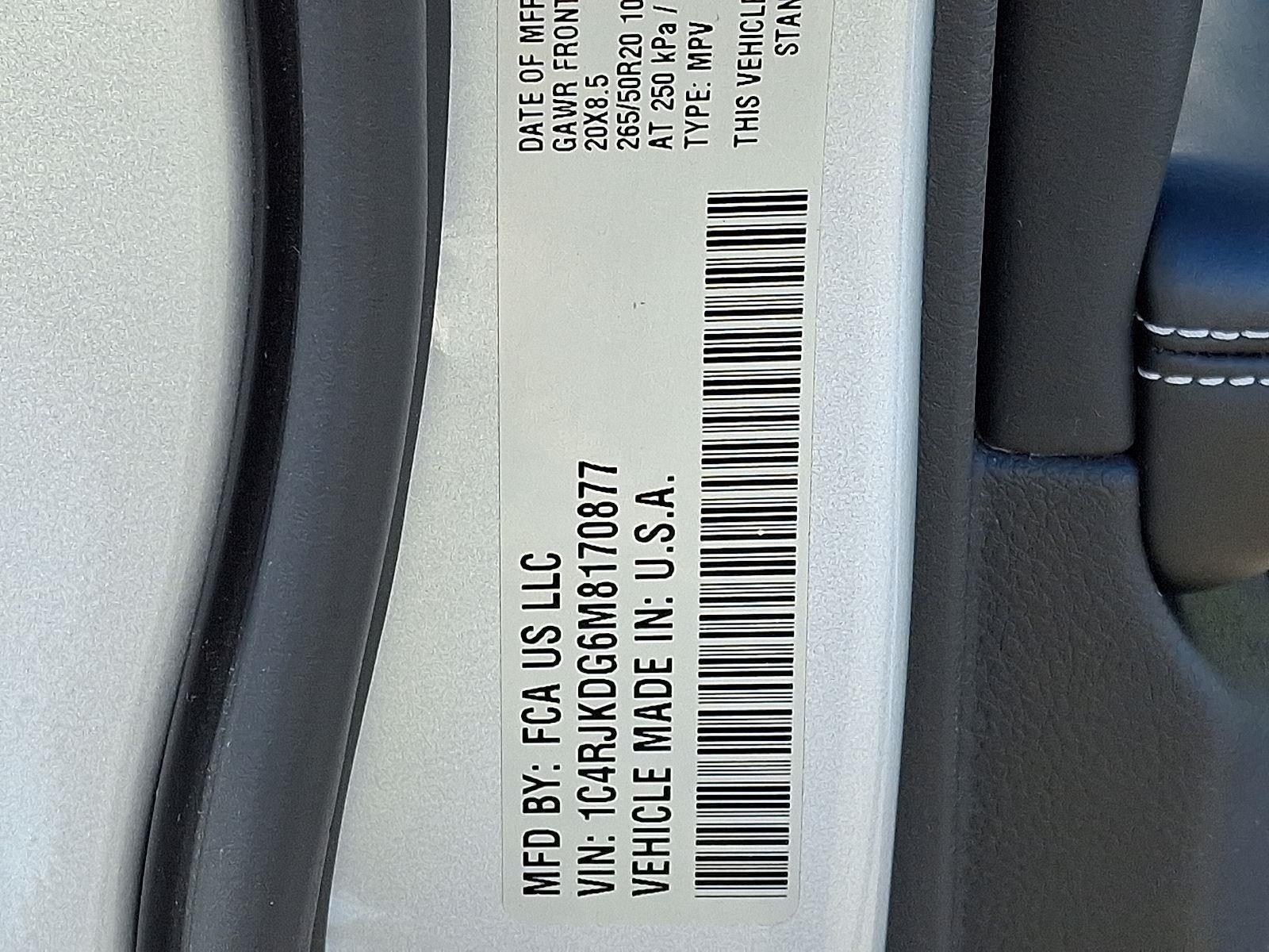 2021 Jeep Grand Cherokee L Overland