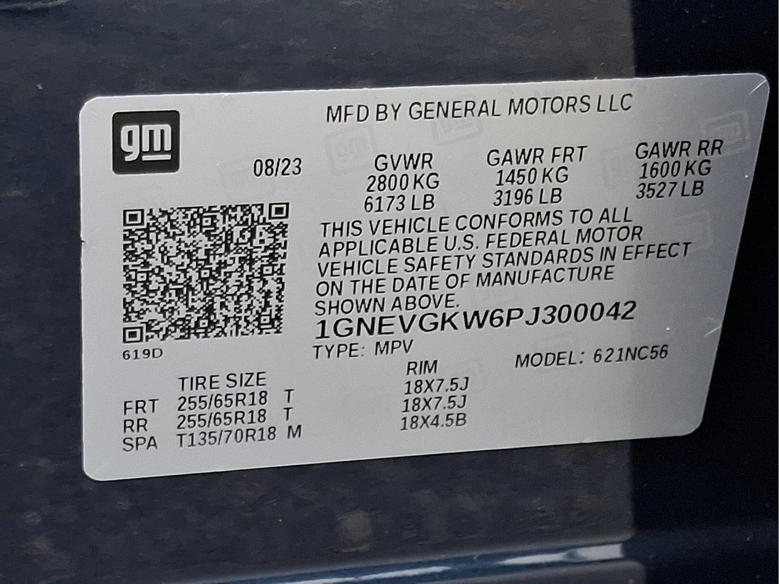 2023 Chevrolet Traverse LT Cloth