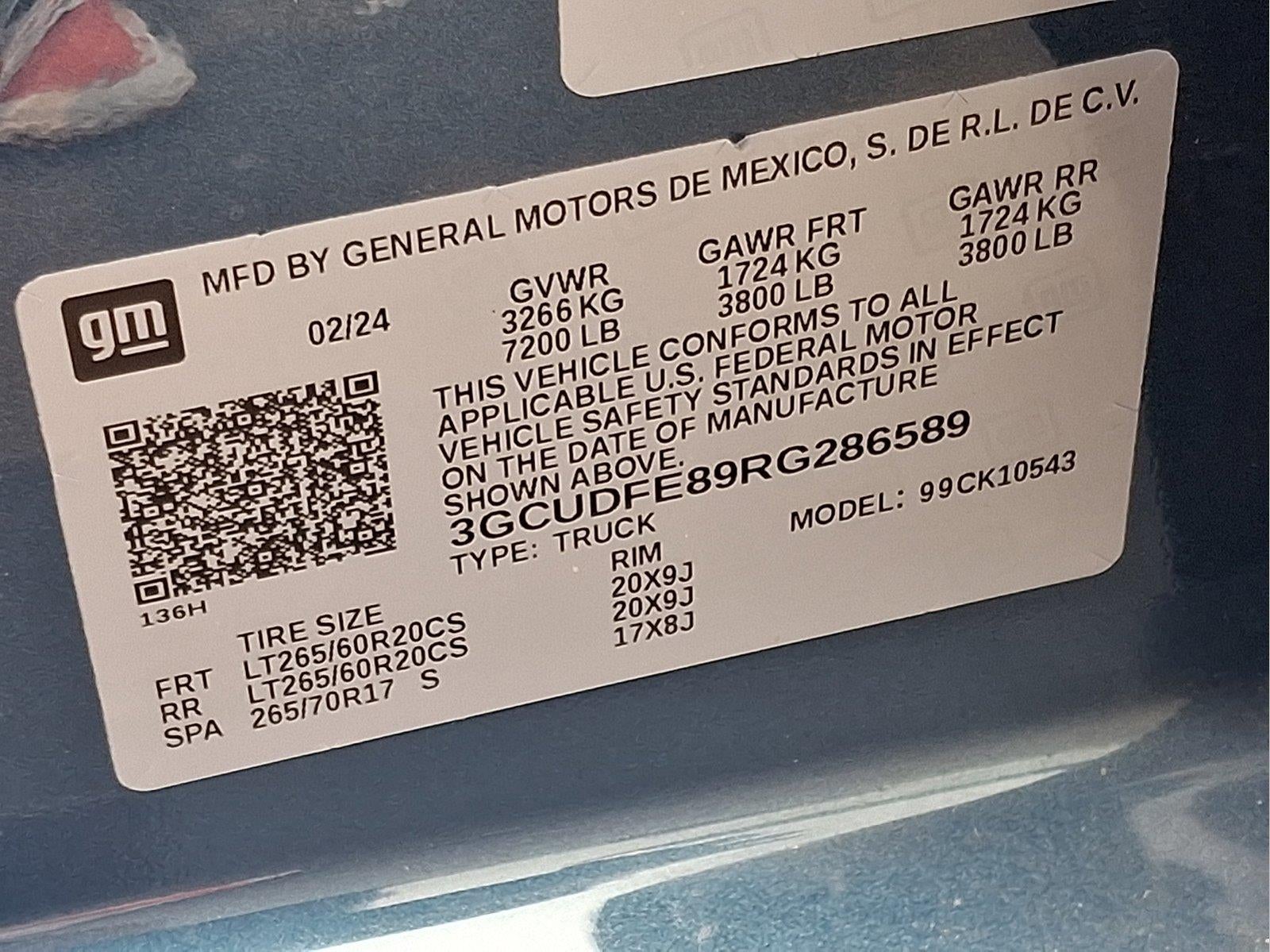 2024 Chevrolet SILVERADO 1500 TRAILBOSSL
