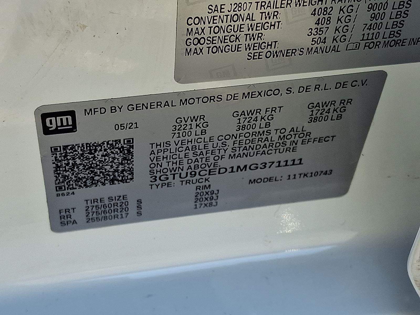 2021 GMC Sierra 1500 Elevation