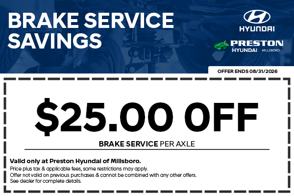 Brake Service Savings