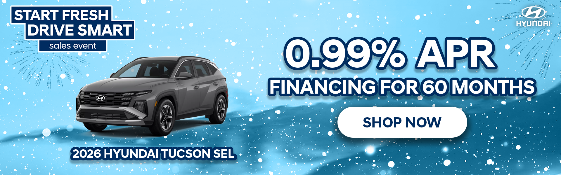 0.99% APR Financing for 60 Months | 2026 Hyundai Tucson SEL