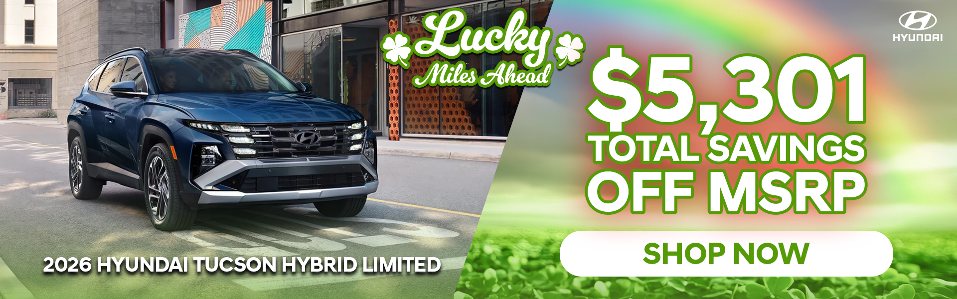 $5,301 off MSRP 2026 Hyundai Tucson Hybrid Limited