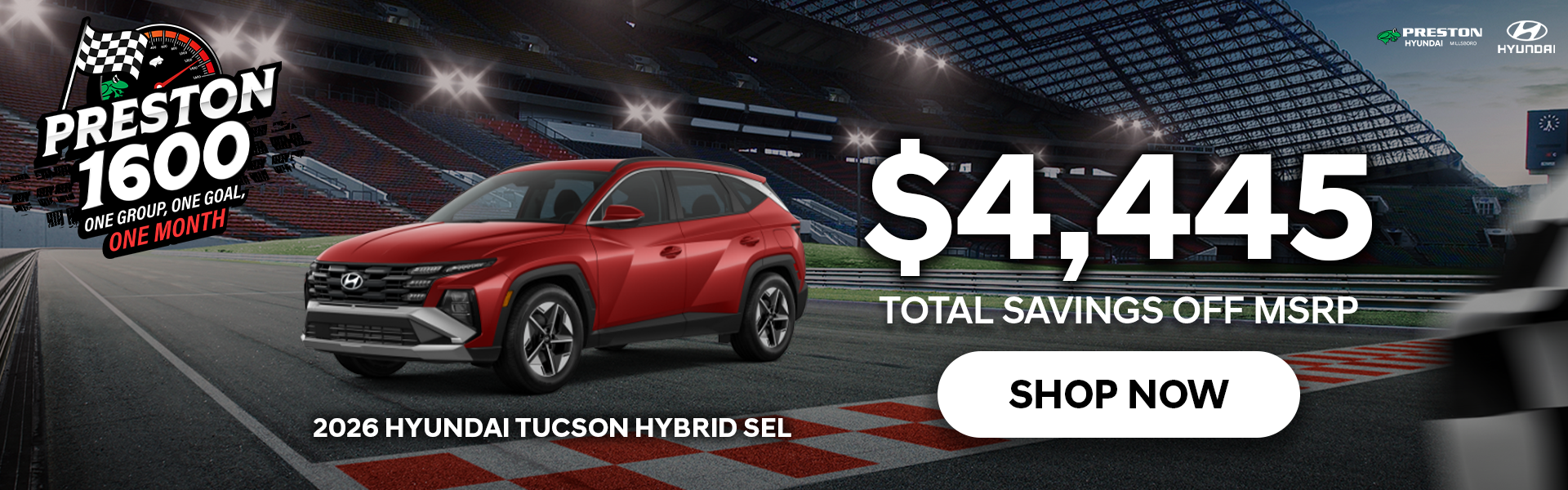 $4,445 off MSRP | 2026 Hyundai Tucson Hybrid SEL